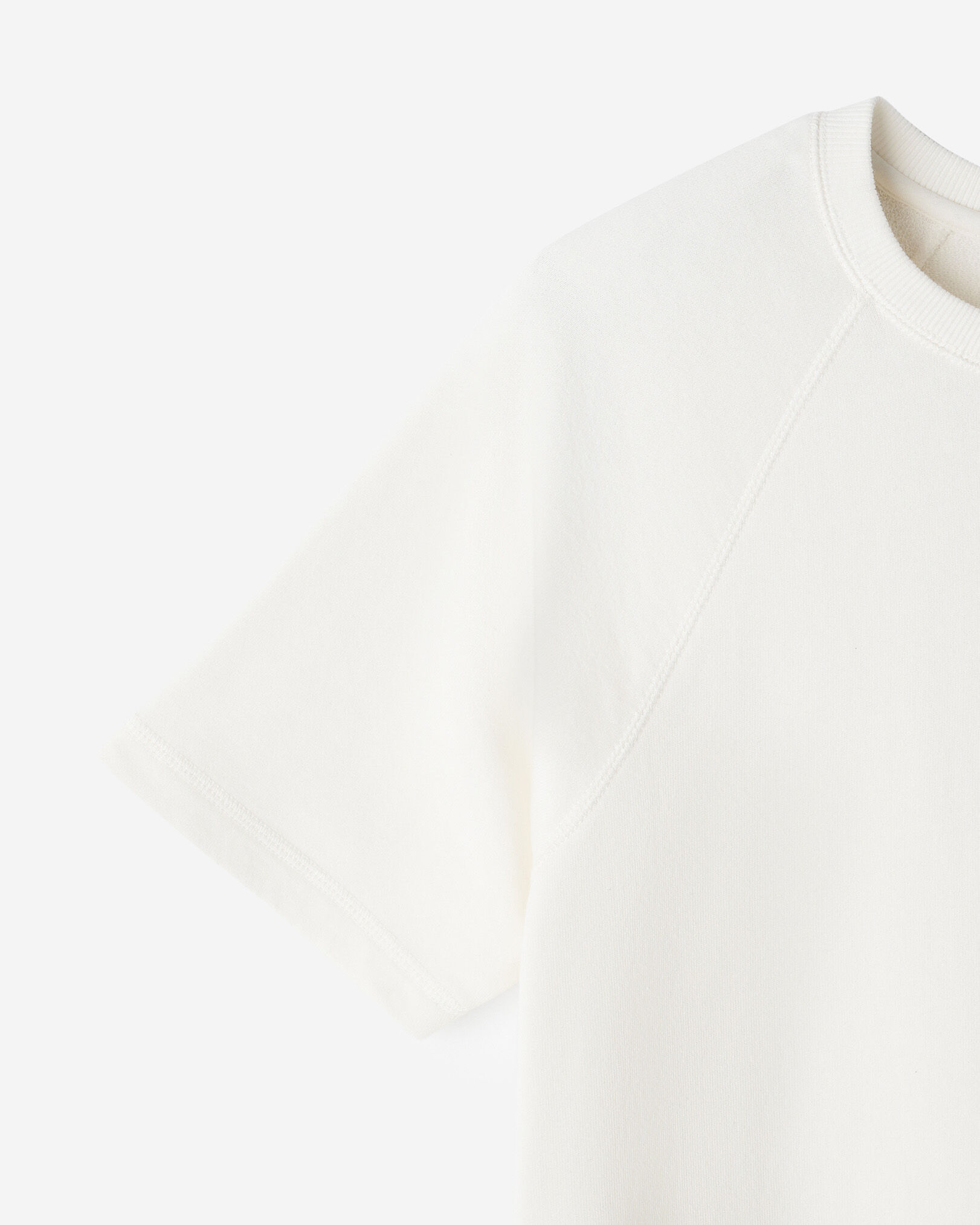 Robe en molleton coton bio à manches courtes Cooper