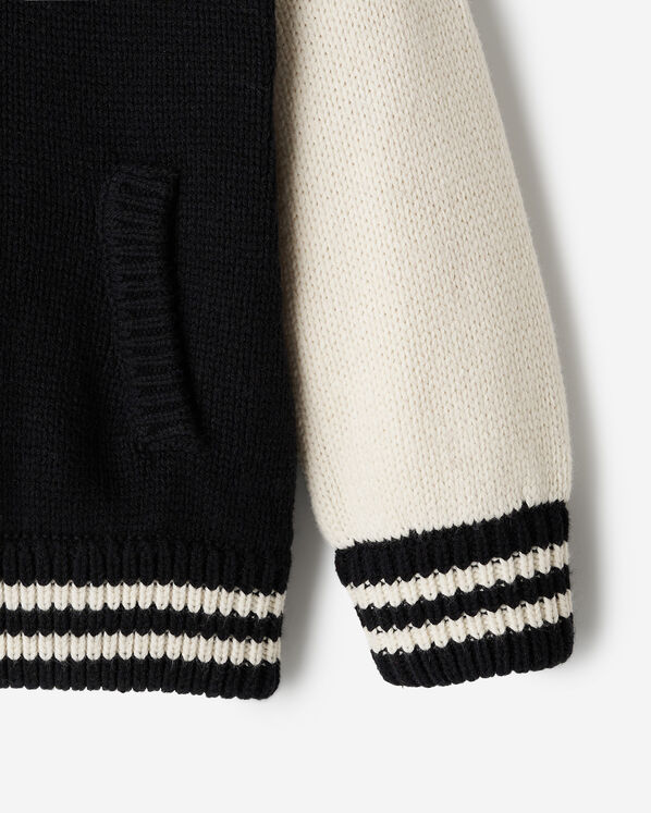 Toddler Roots Knit Varsity Jacket
