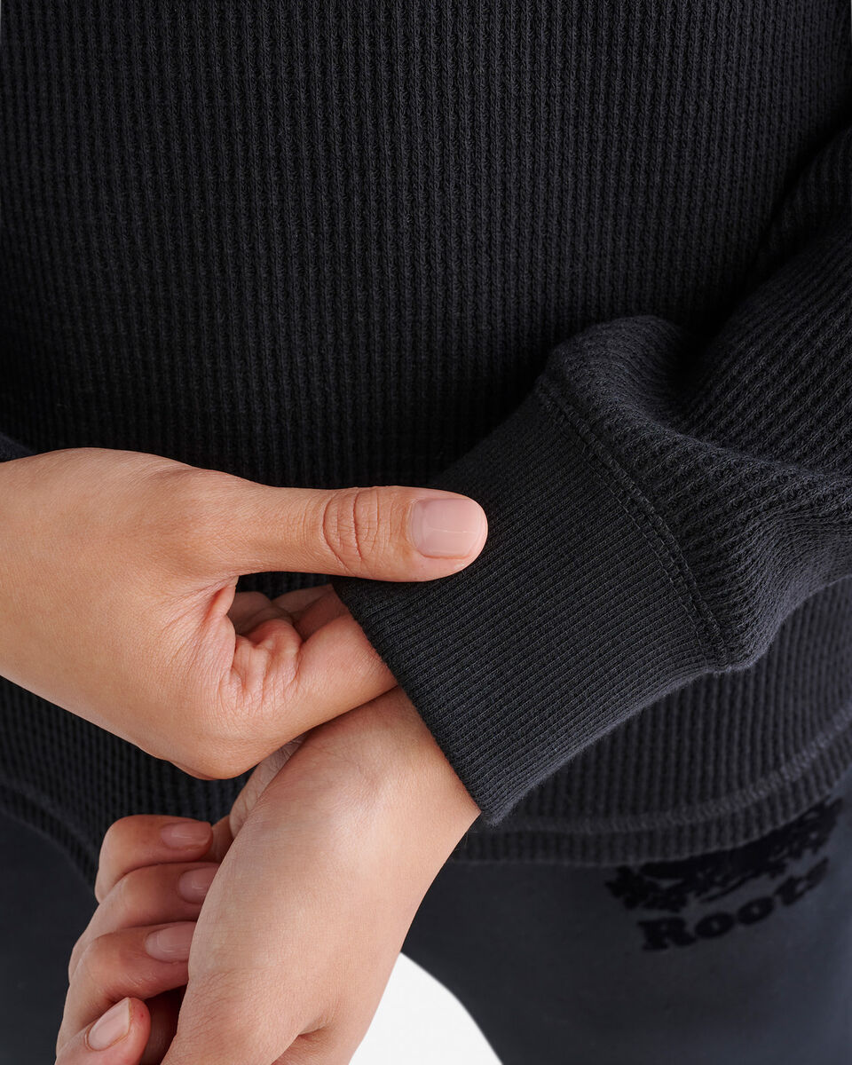 Waffle Long Sleeve Top