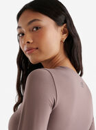 Renew Knit Fitted Long Sleeve Top