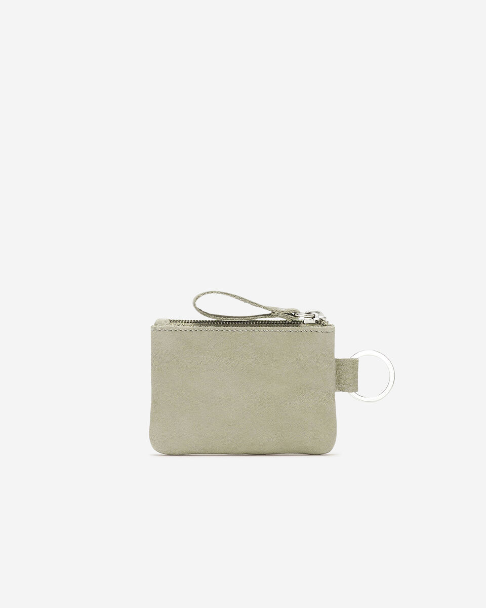 Pochette &agrave; glissi&egrave;re en cuir Tribe