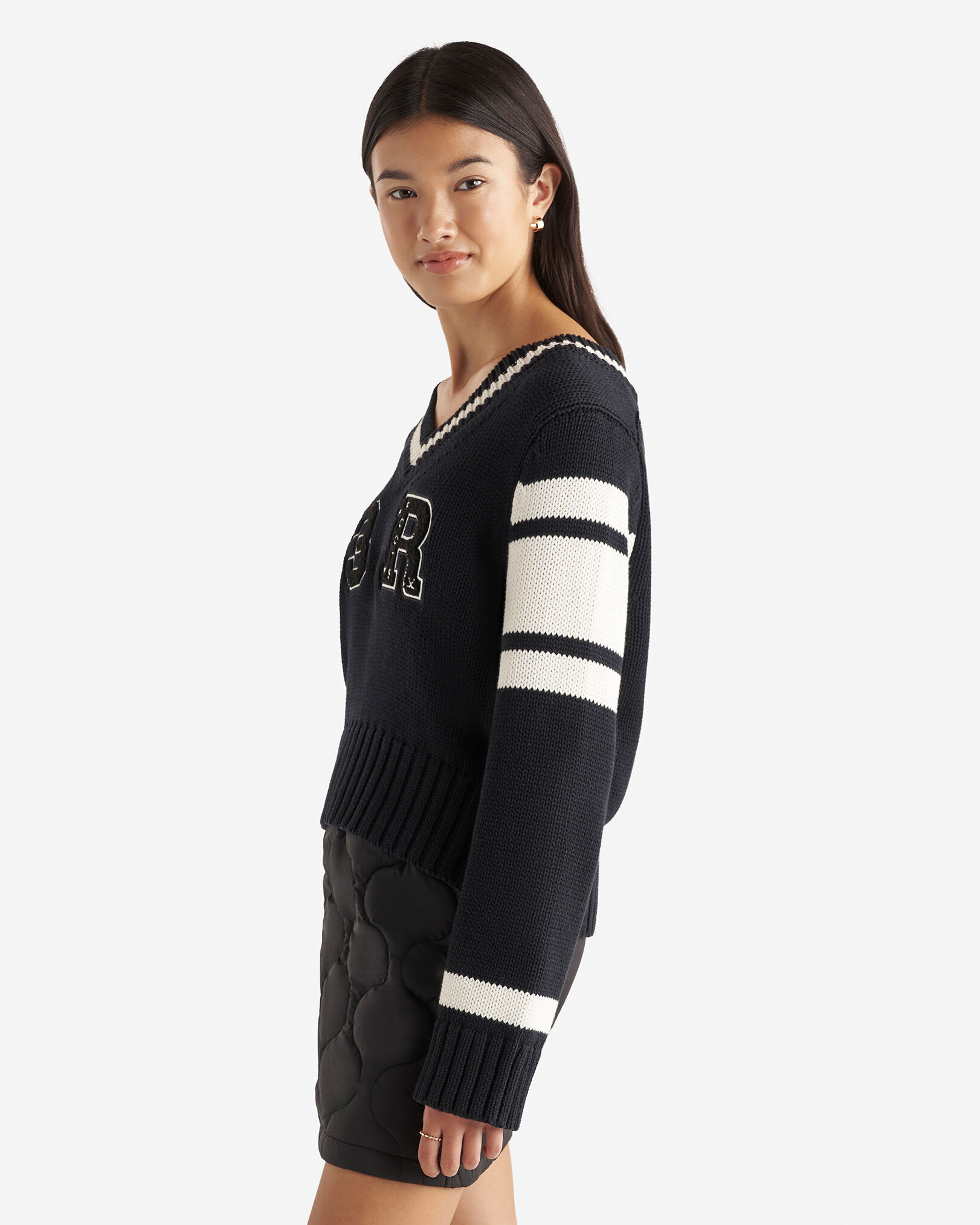 Slapshot Cropped Sweater
