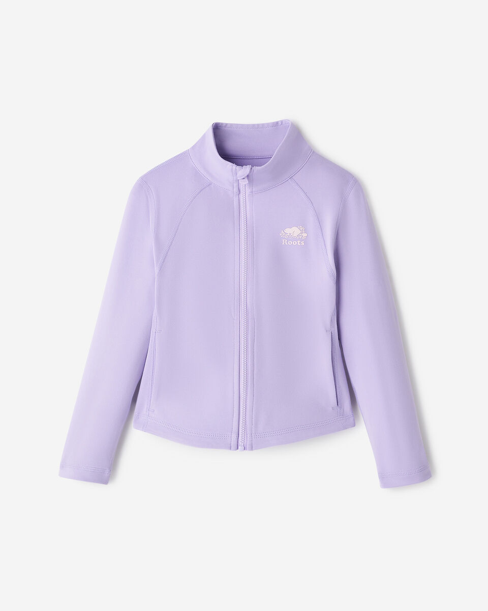 Toddler Girls Active Fitted Track Jacket