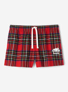 Short de pyjama &agrave; carreaux pour femme