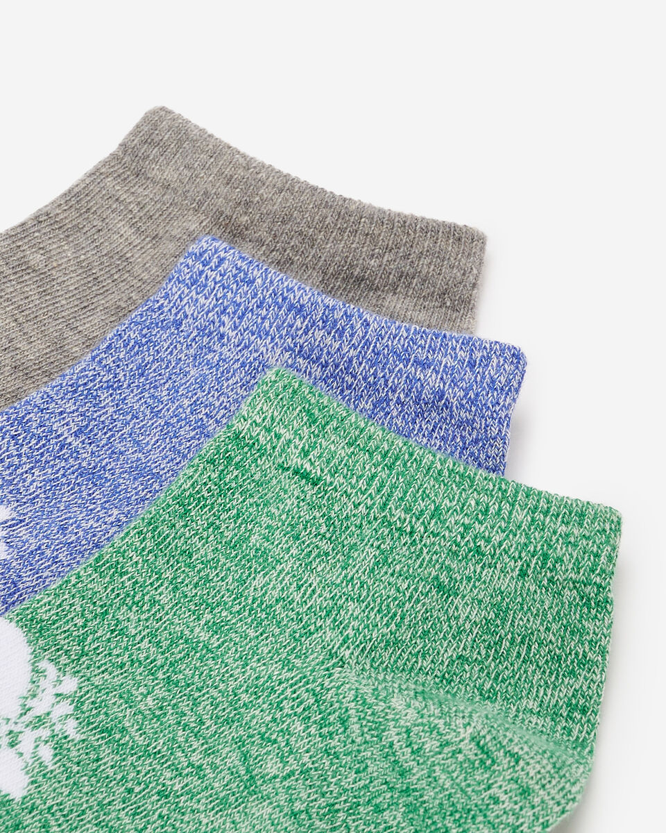 Kids Everyday Cooper Ped Sock 3 Pack