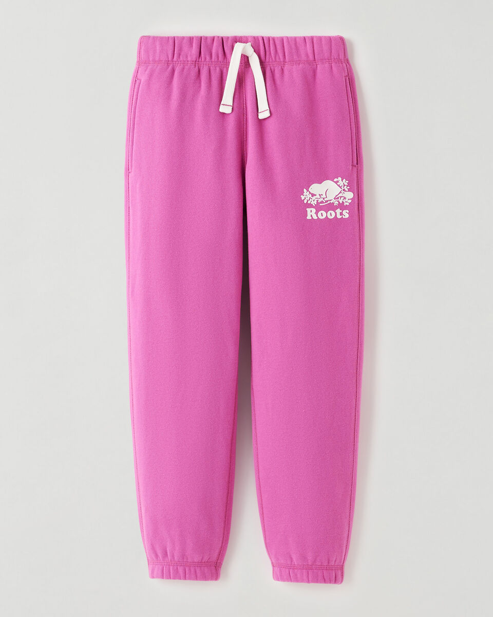 Pantalon original en molleton Roots de coton bio pour enfants