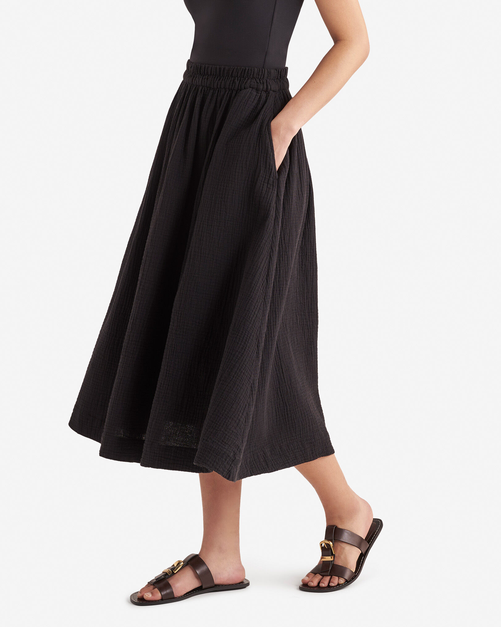 Isla Cotton Gauze Skirt