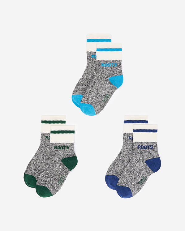 Kid Cabin Ankle Sock 3 Pack