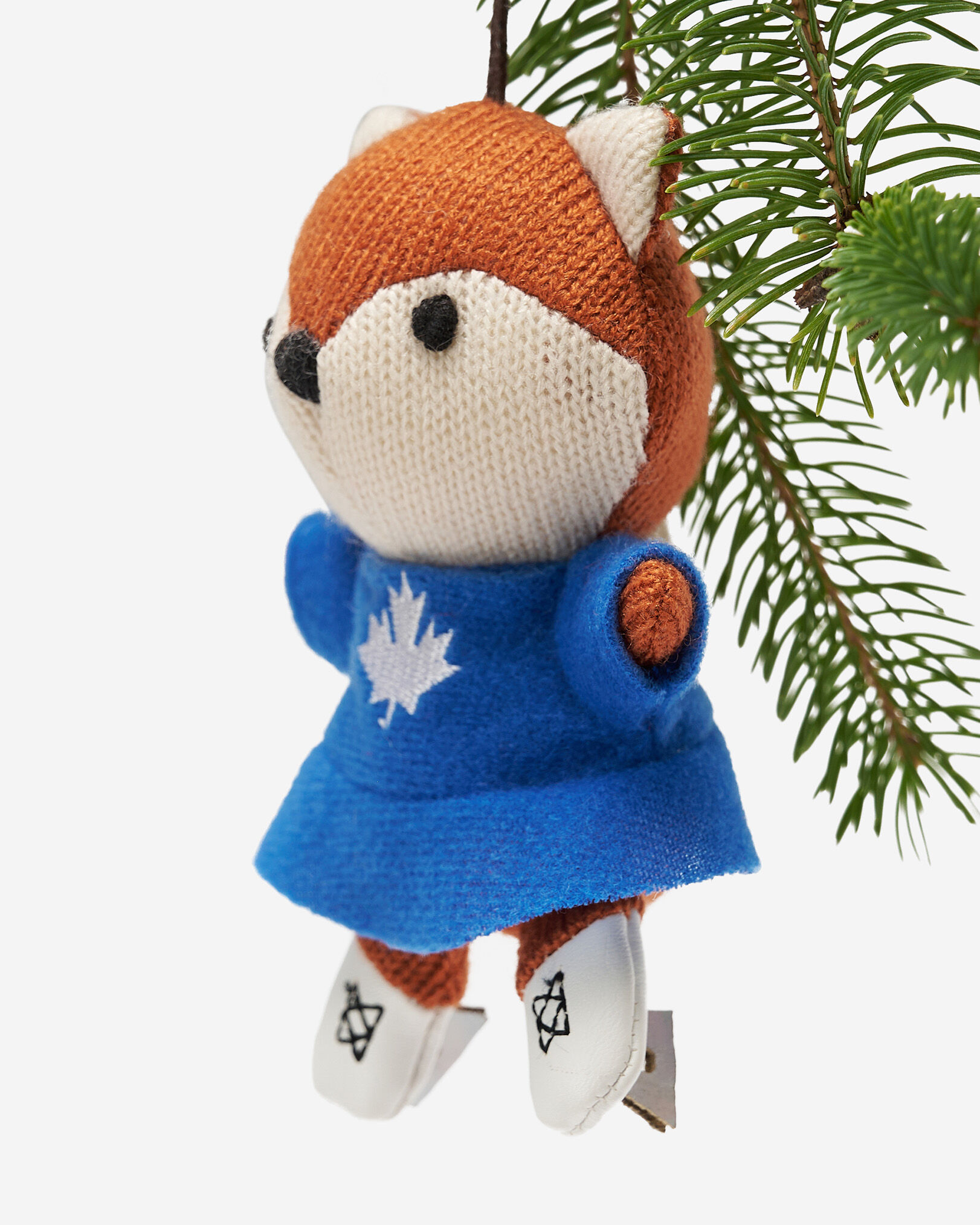 Figure Skating Fox Ornament