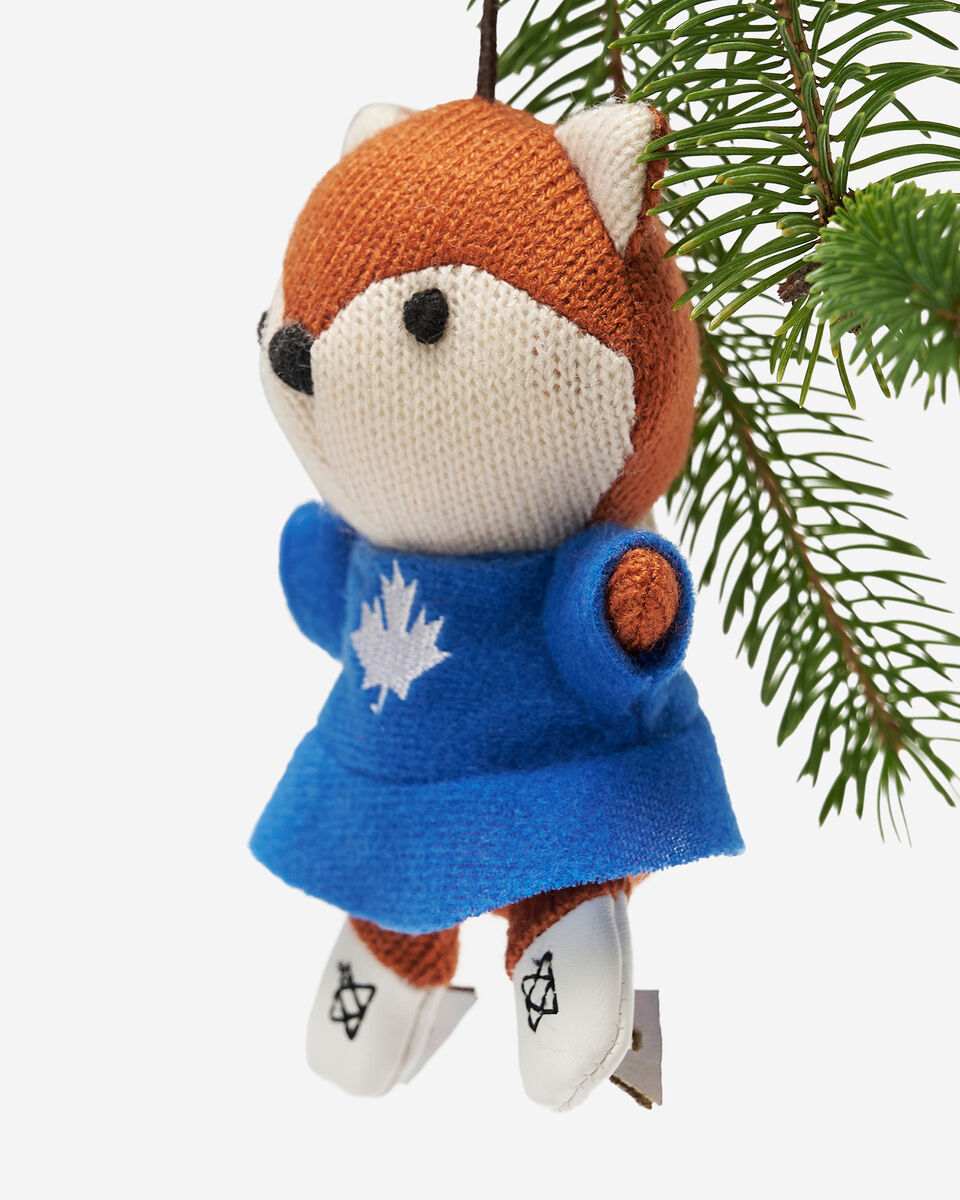 Figure Skating Fox Ornament