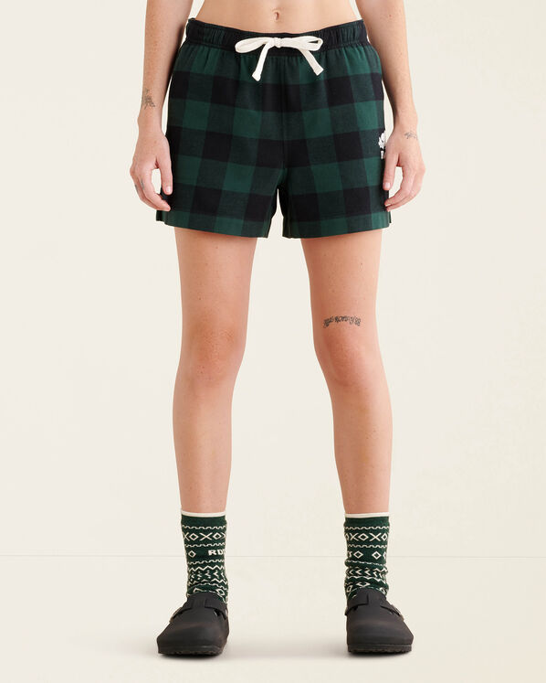 Womens Park Plaid Pajama Short