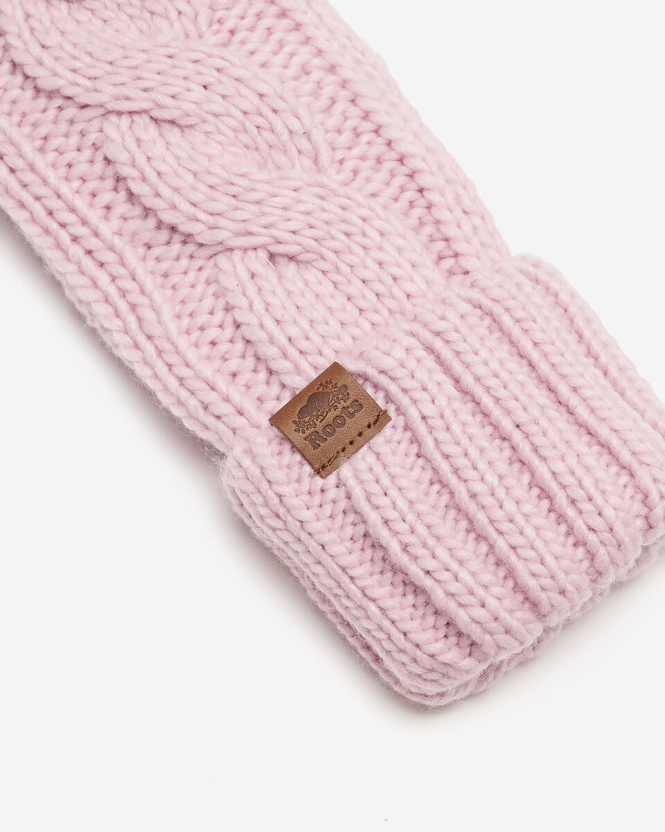 Mitaines en tricot torsad&eacute; Olivia pour adulte