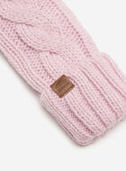 Mitaines en tricot torsad&eacute; Olivia pour adulte