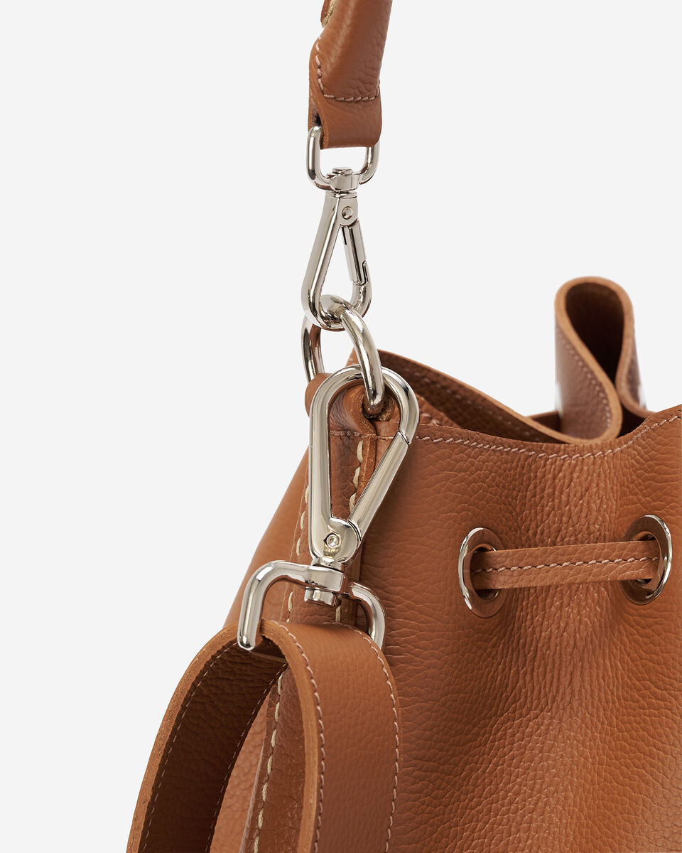Sac seau en cuir Cervino
