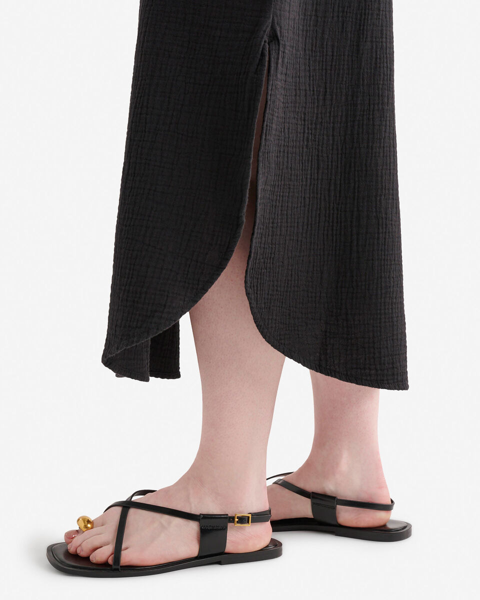 Isla Cotton Gauze Shirt Dress