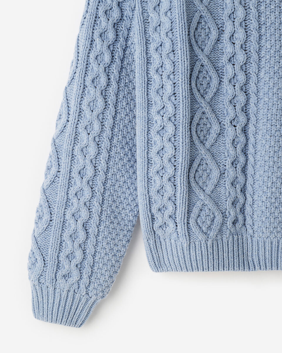 Cable Knit Crew Sweater