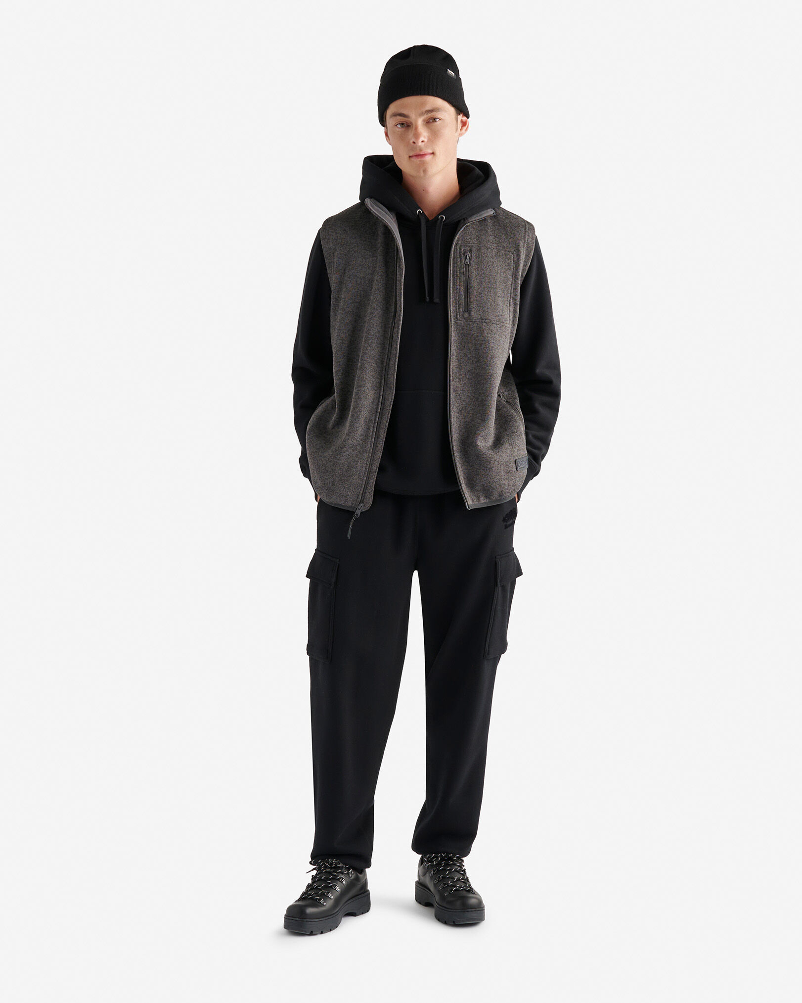 Sweater fleece vest online