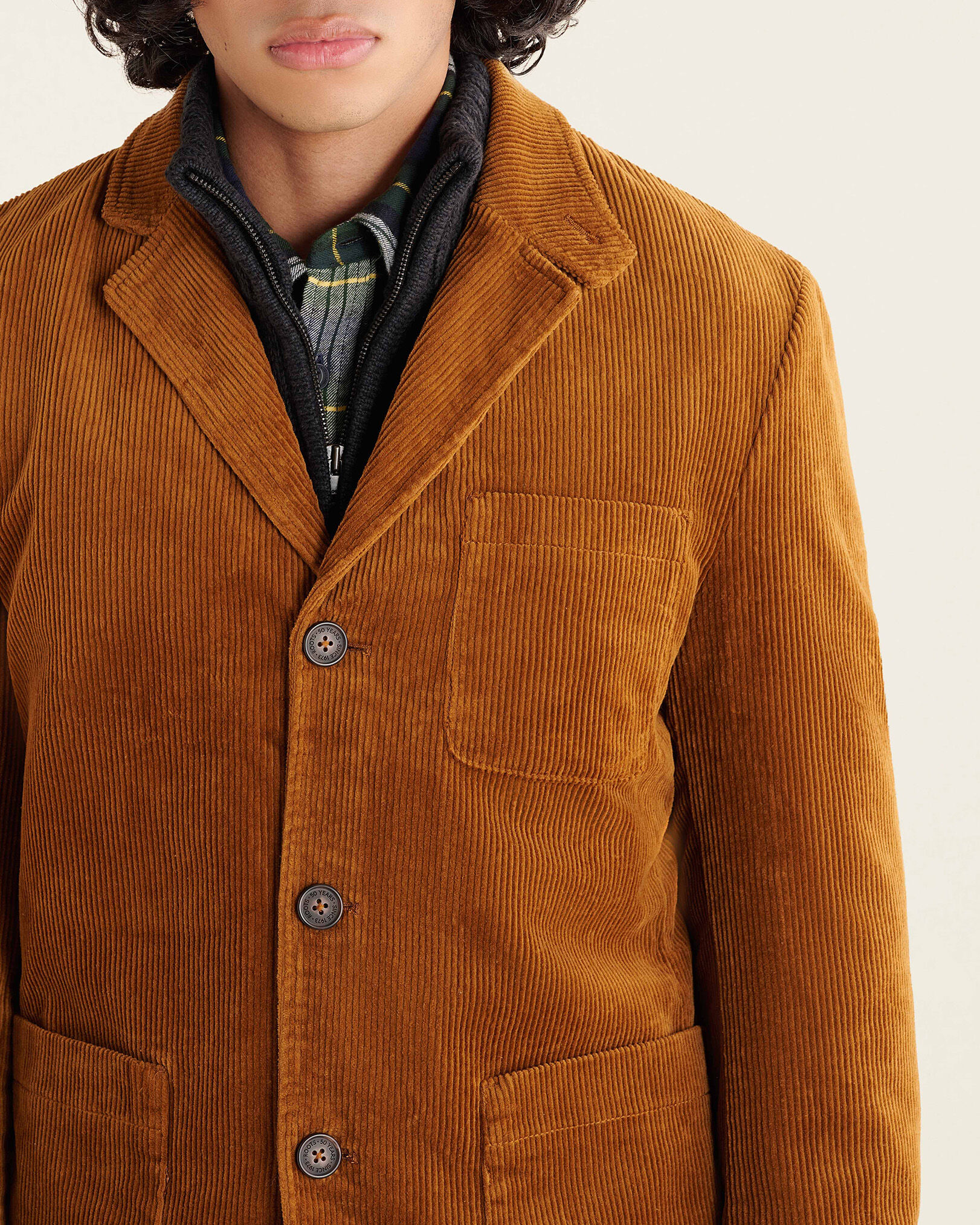 Cord coat mens hot sale