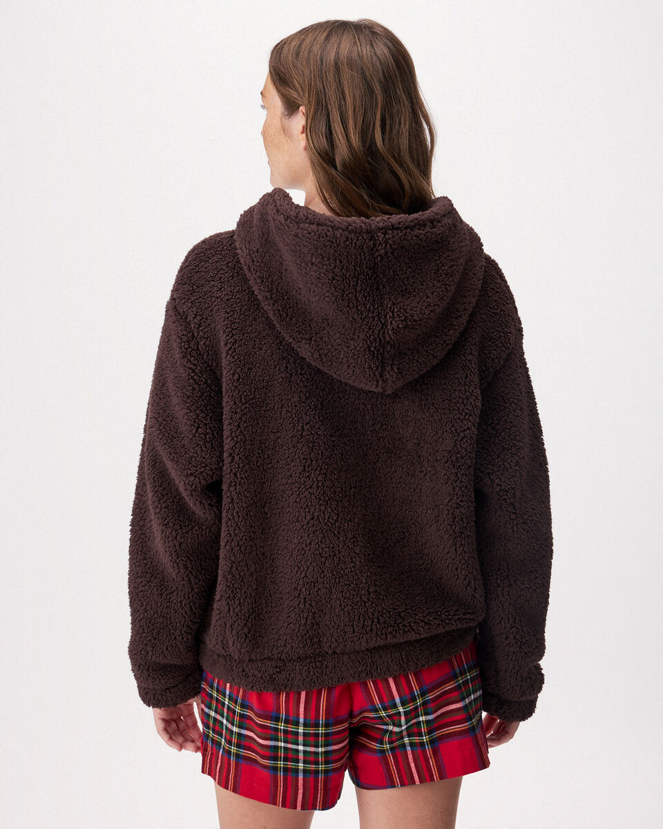 Manteau &agrave; capuchon et glissi&egrave;re en mouton molletonn&eacute; Creekside