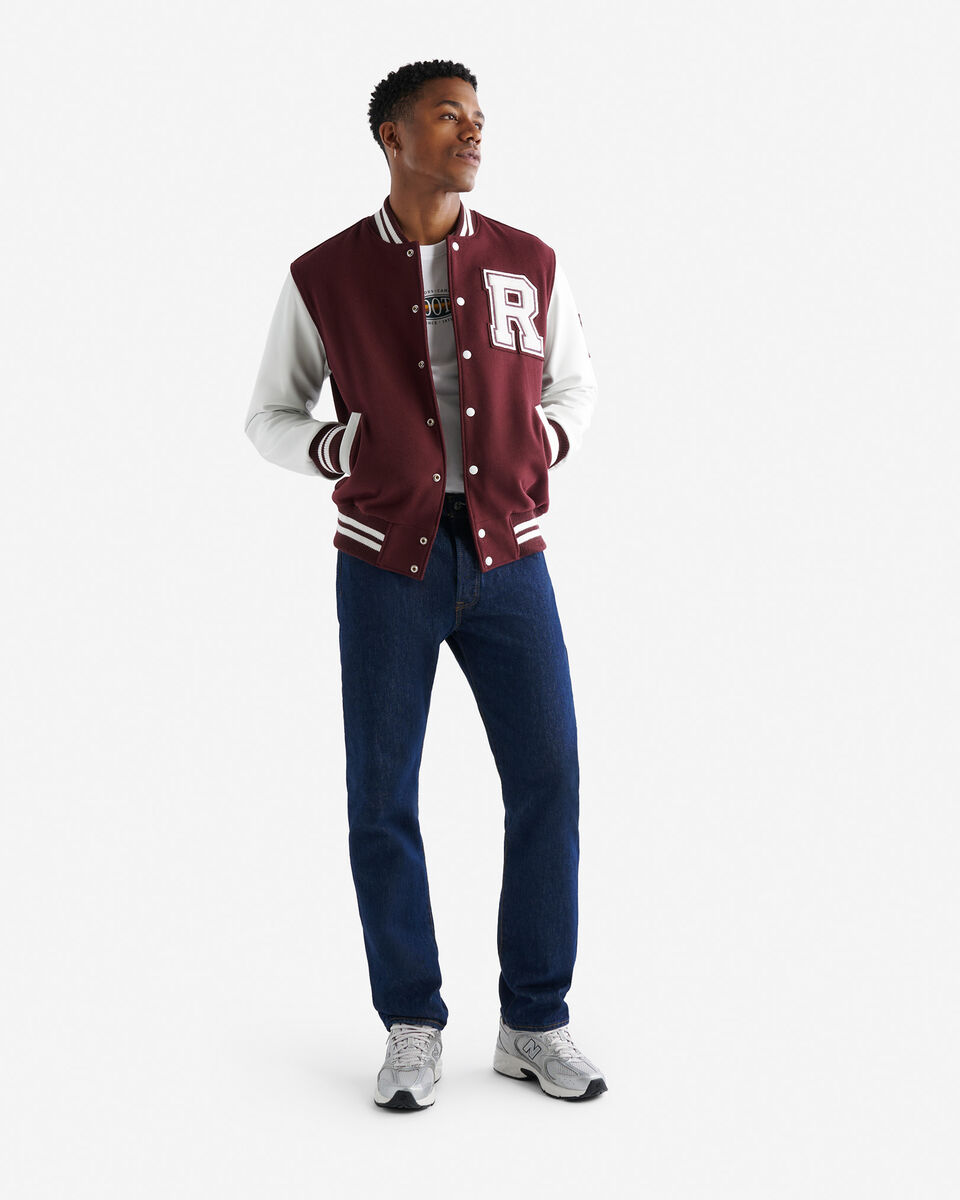 Blouson universitaire rétro pour homme