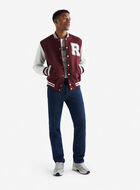 Blouson universitaire rétro pour homme