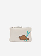 Skiing Beaver Pouch Cervino