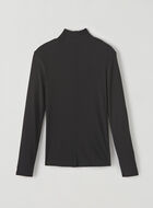 Fine Rib Turtleneck Top