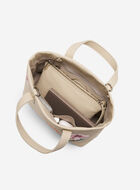 Petit fourre-tout floral en cuir Cloud
