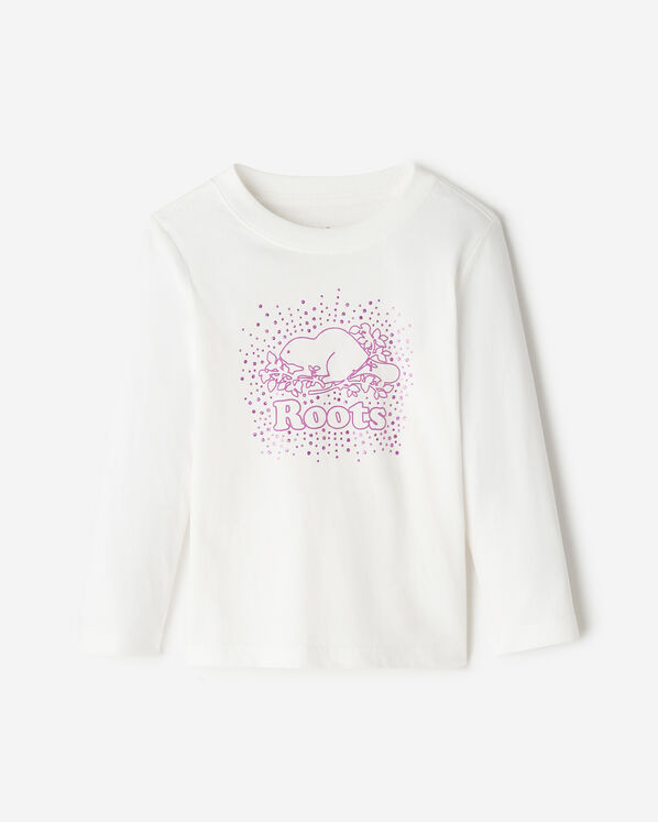 Toddler Cooper Glitter Long Sleeve T-Shirt