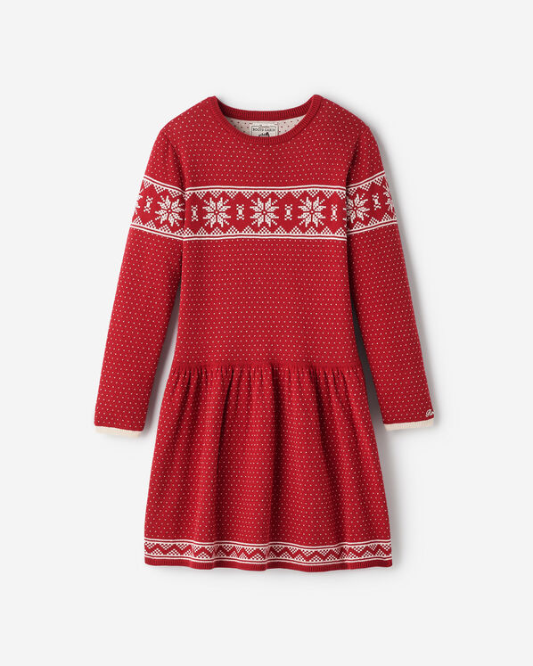 Girls Cabin Fair Isle Sweater Dress