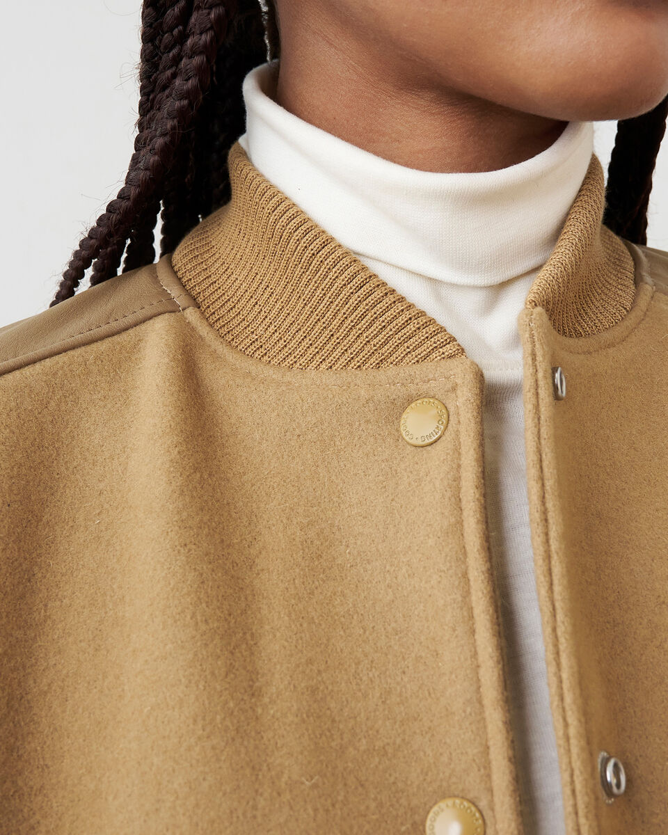 Womens A-line Varsity Jacket