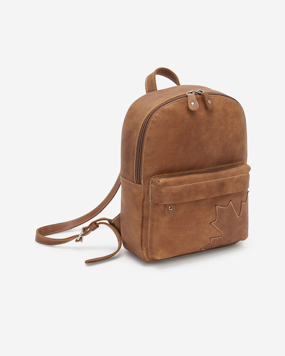 Sac à dos Feuille d’érable en cuir Tribe