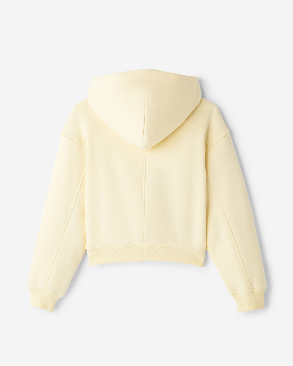 Chandail &agrave; capuchon en molleton nuage