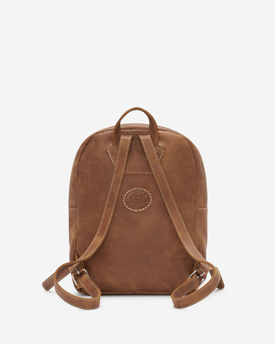 Sac à dos Feuille d’érable en cuir Tribe