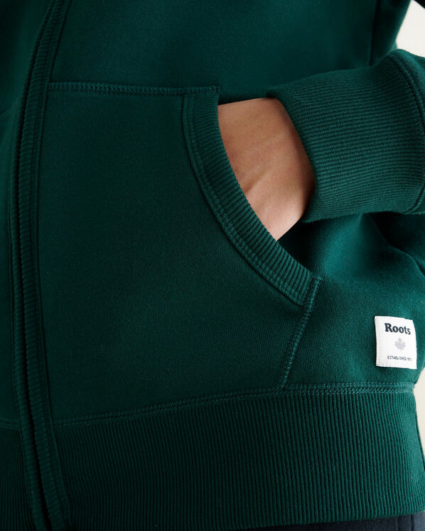 Chandail original &agrave; capuchon et glissi&egrave;re en coton bio non genr&eacute;