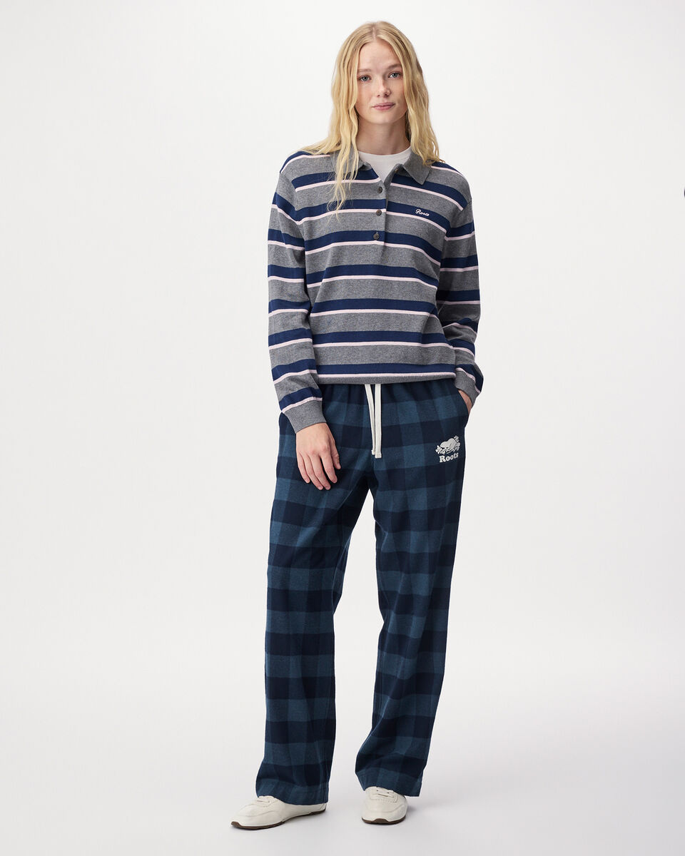 Pantalon de pyjama &agrave; carreaux pour femme