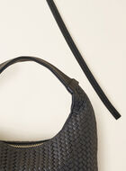 Mini sac Lola en cuir tressé