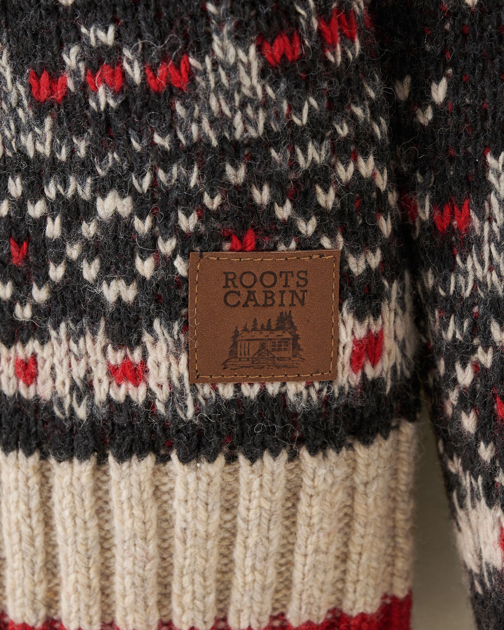 Roots Cabin Shawl Fair Isle Cardigan Gender Free Hillcrest Mall