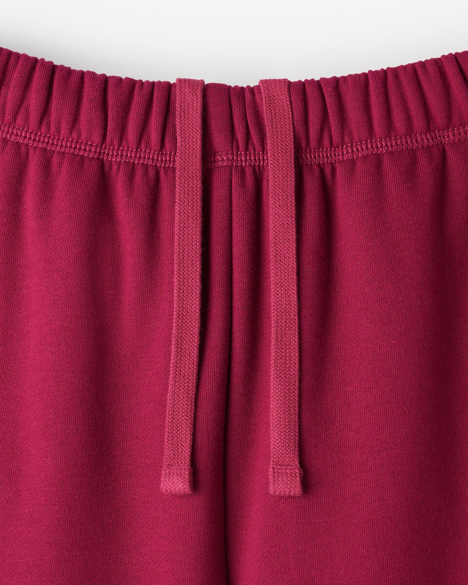 Pantalon molletonn&eacute; en coton biologique &agrave; jambe large Cooper 