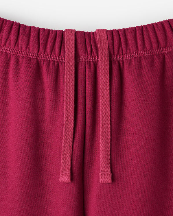 Pantalon molletonn&eacute; en coton biologique &agrave; jambe large Cooper 