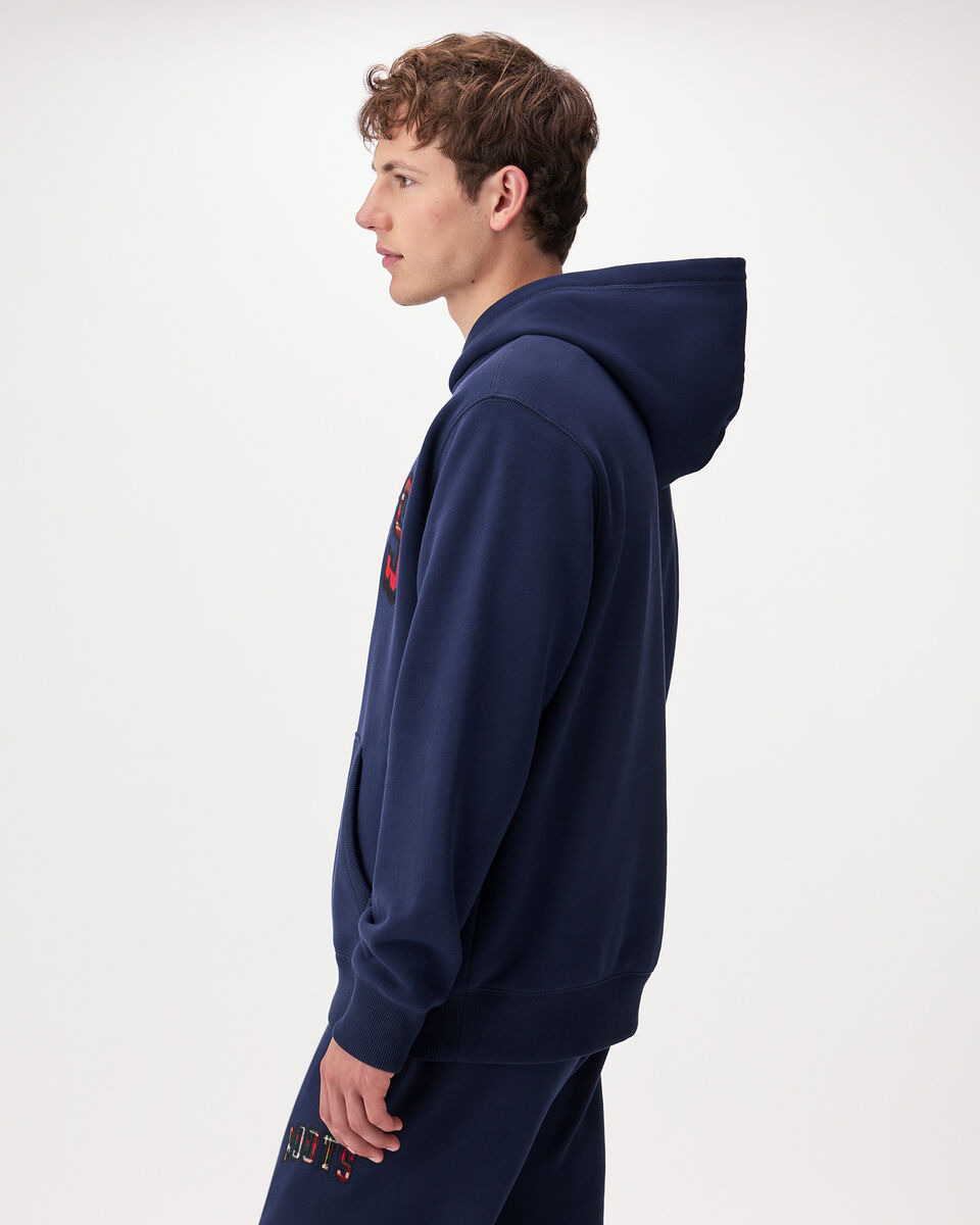 Plaid Applique Hoodie
