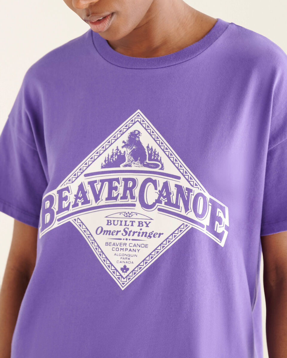 Womens Beaver Canoe T-shirt