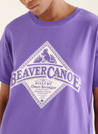 Womens Beaver Canoe T-shirt