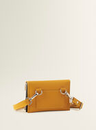 Mini sac à goussets latéraux en accordéon en cuir Cervino