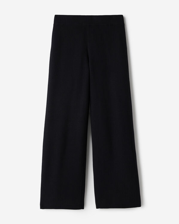 Pantalon en tricot à jambe large Bowen