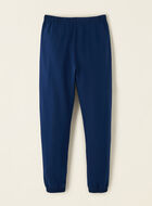 Pantalon en molleton de coton bio à taille haute Cooper