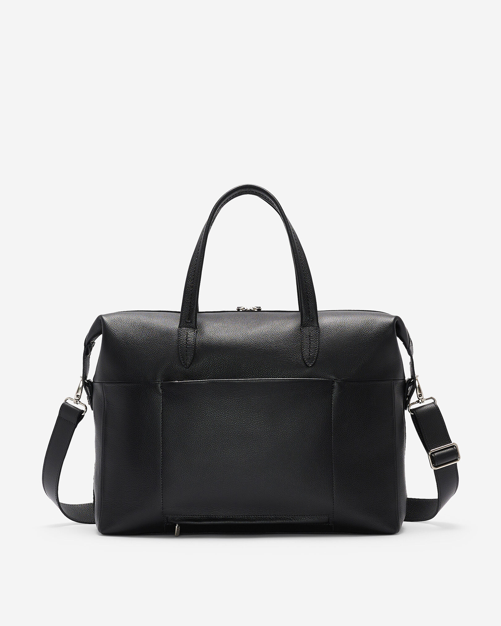 Leather duffle bag black outlet