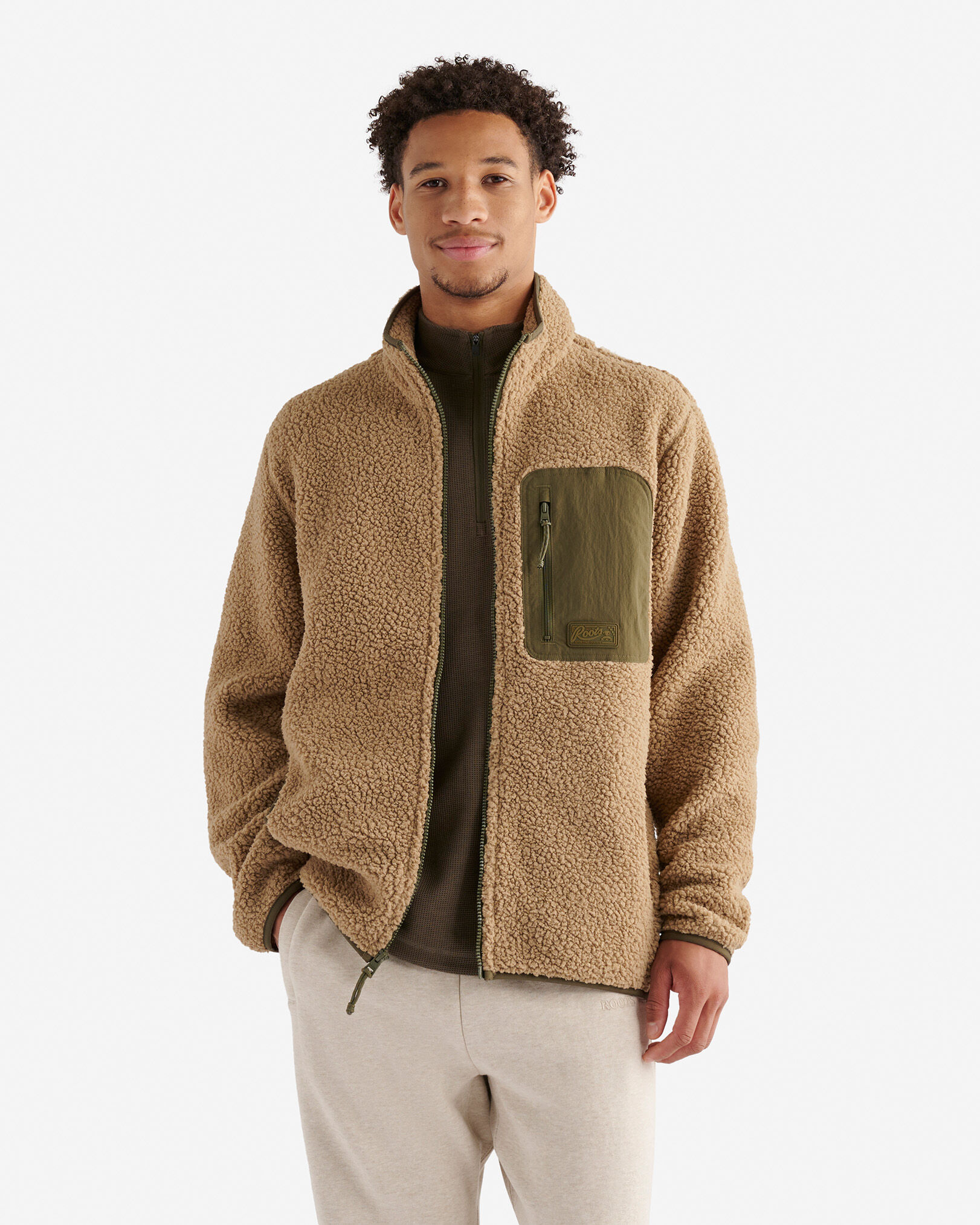 Blouson en mouton Alta Blousons Vetements d exterieur Roots