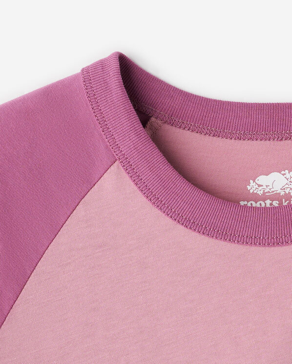 T-shirt style baseball Cooper en coton bio pour enfants