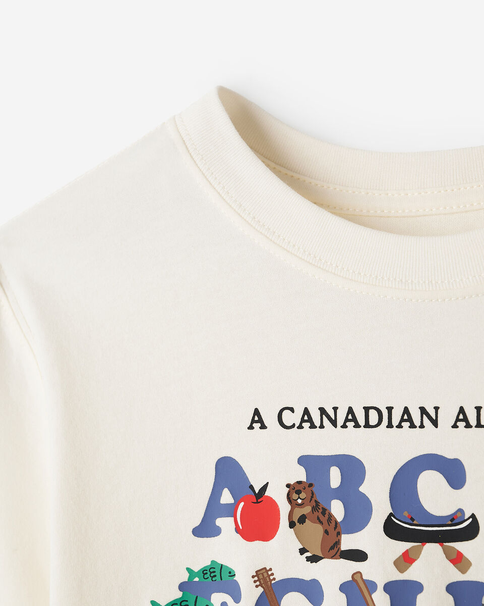 T-shirt ABC du Canada pour enfants